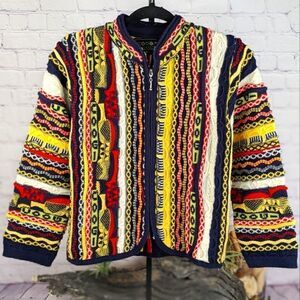 COOGI Vintage Zip Up Sweater